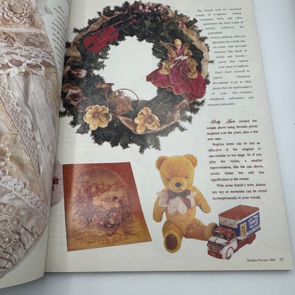 Country Marketplace Magazine Holiday Preview 1998 Folkart Treasures Vintage Issu - Picture 7 of 8
